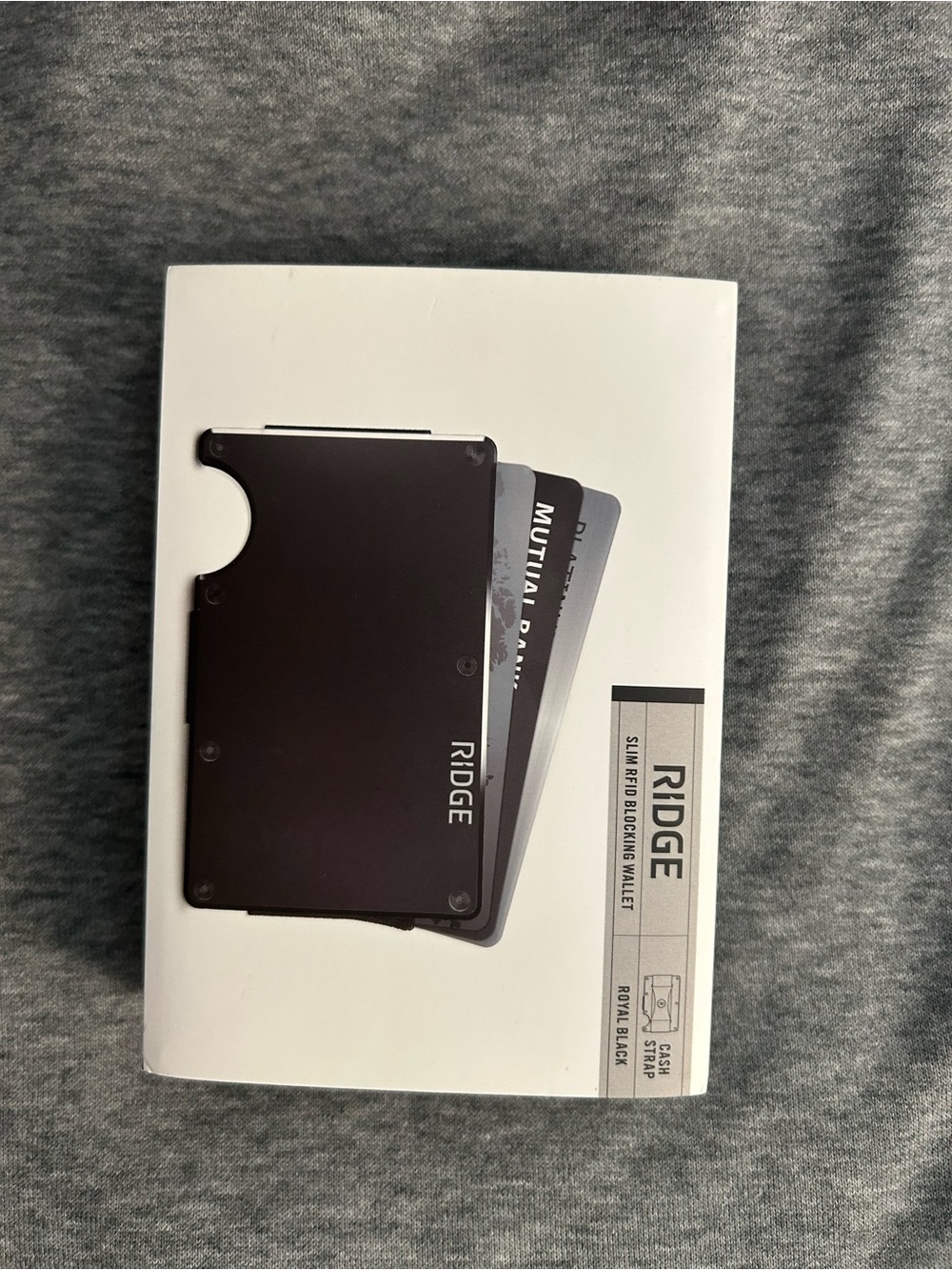 Ridge Slim RFID Blocking Card Holder Wallet & Money Clip